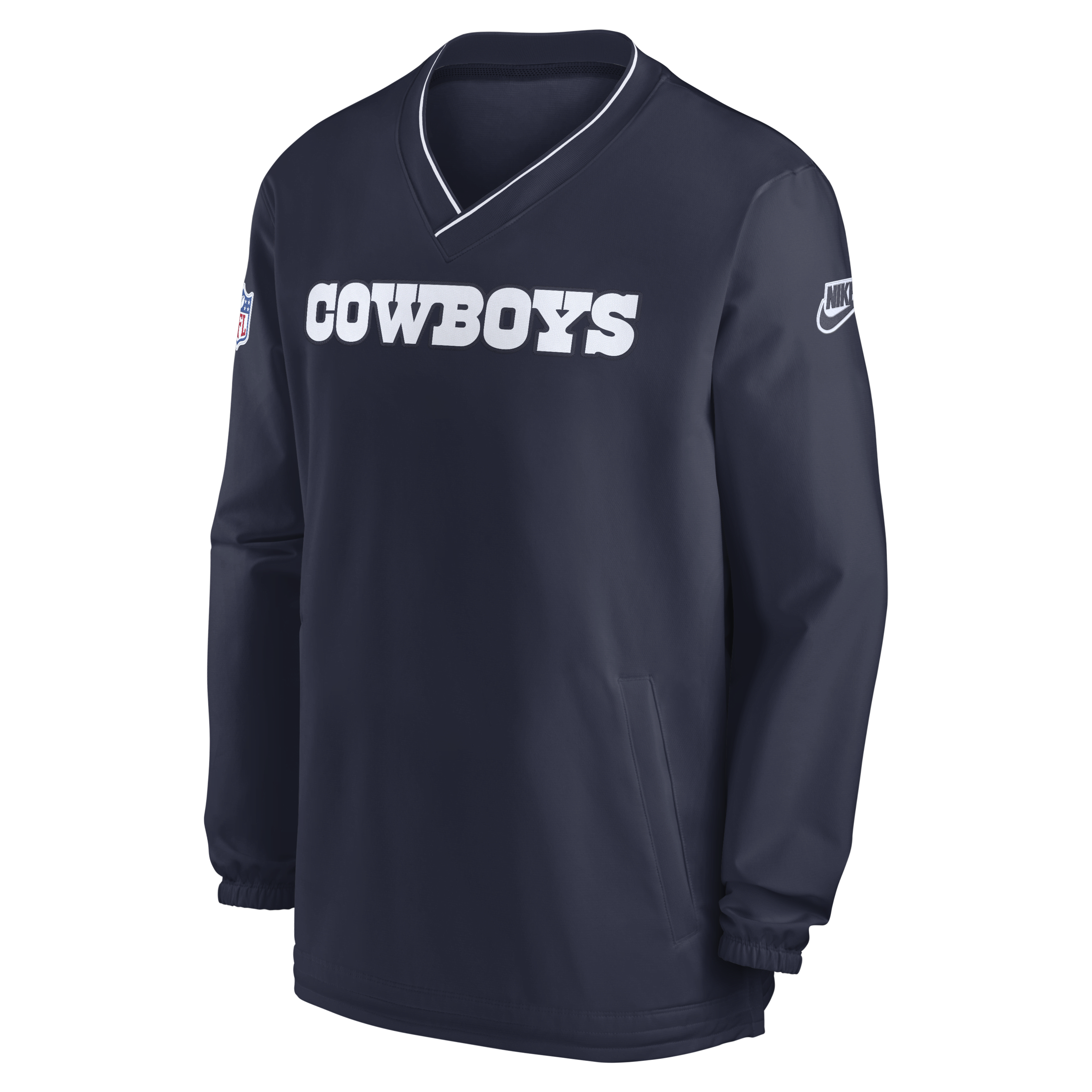 Nike Dallas Cowboys Sideline Men s Nike NFL Long Sleeve Windshirt The Summit at Fritz Farm